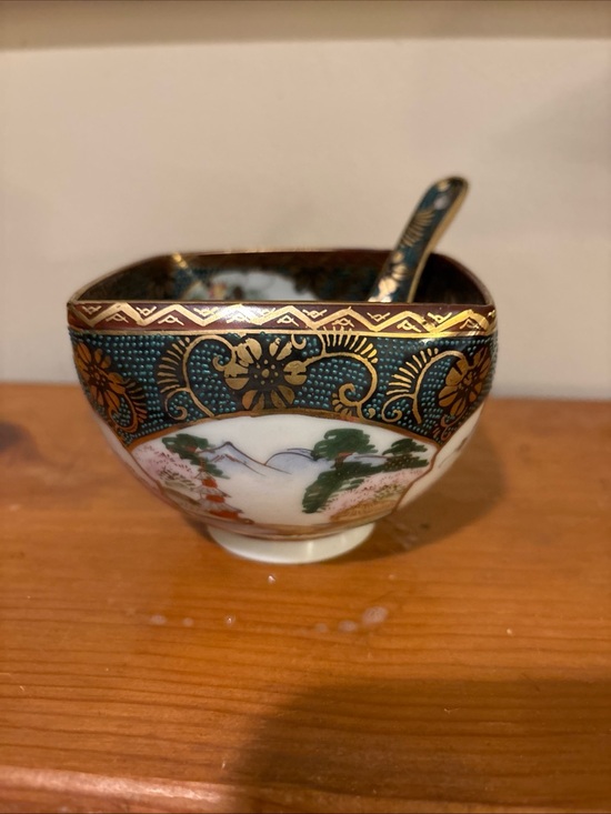 Other - Japenese Porcelain Bowl with Spoon